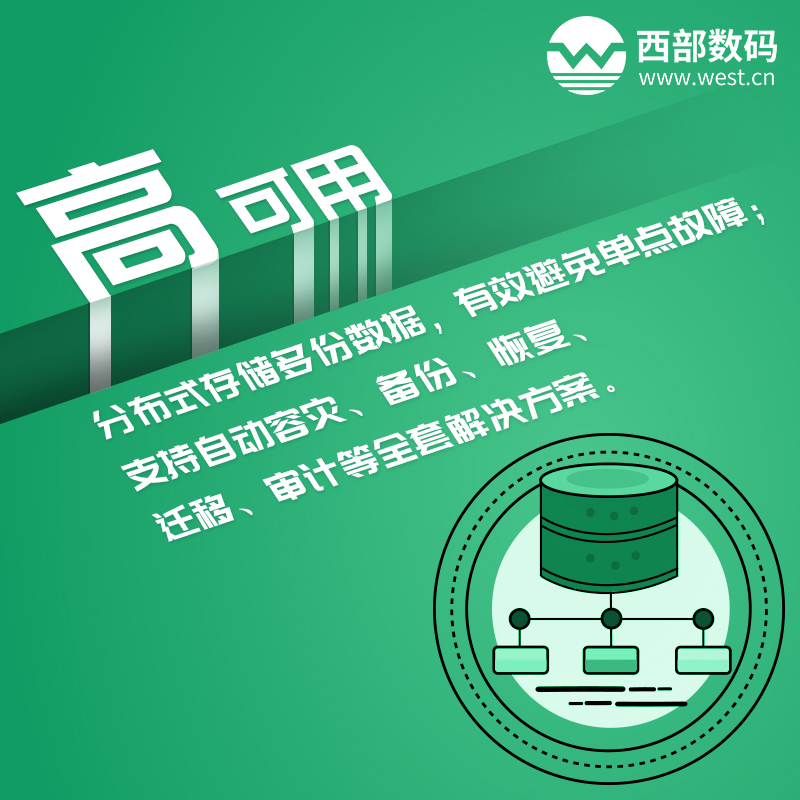 西部數(shù)碼云數(shù)據(jù)庫RDS 高可用性 西部數(shù)碼云數(shù)據(jù)庫RDS 高可用性